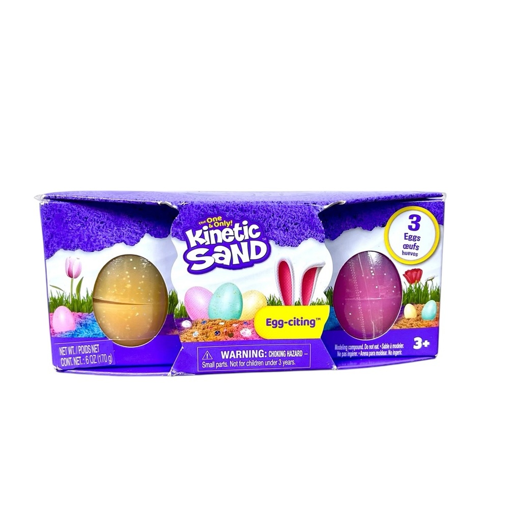 Kinetic Sand Easter Eggs